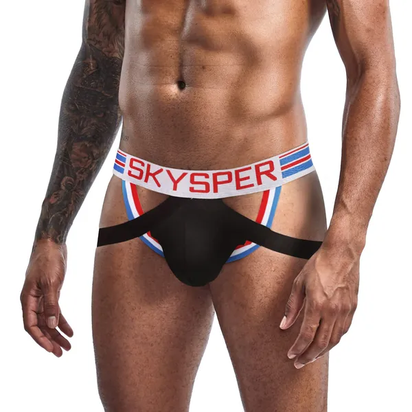 SKYSPER Men's Jock Strap Athletic Supporter For Men Sexy Jockstrap Male Underwear