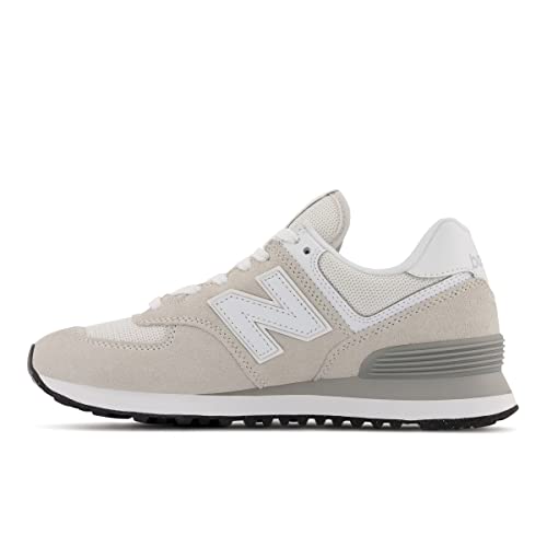 New Balance Womens 574 Core Sneaker - 7.5 Wide - Nimbus Cloud/White
