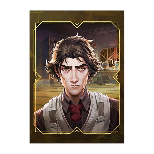 Displate Arcane Metal Poster Arcane Merch Arcane Poster League of Legends Arcane Decoration Arcane Wall Decor Room Decor Viktor Poster 17.7x12.6 inch - 17,7 x 12,6 inch - Viktor