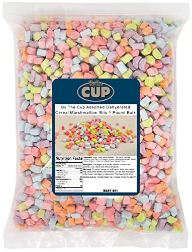 Assorted Dehydrated Marshmallow Bits 1lb bulk