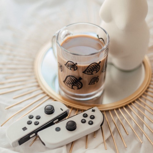 Animal Crossing Leaf | Mug Glass | Animal Crossing