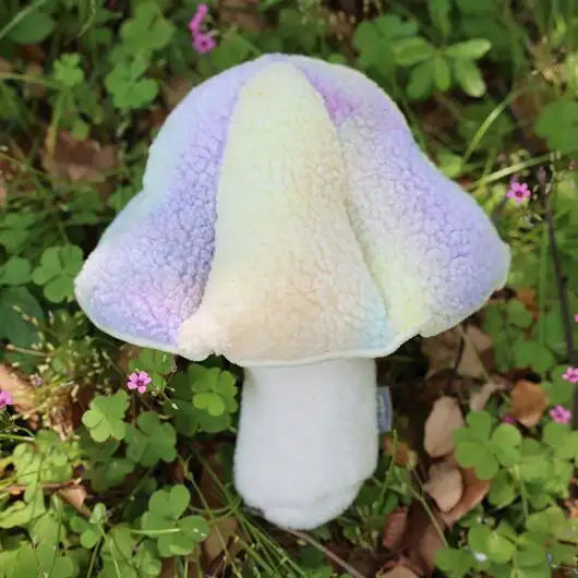 Colorful Mushroom Plush: Soft, Decorative, Gift - A / 32cm