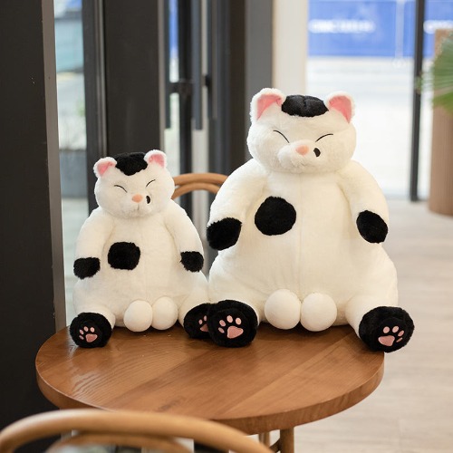 Japanese Kawaii Plush Cat Toys: Adorable Stuffed Animal Gift - 2 / 35cm