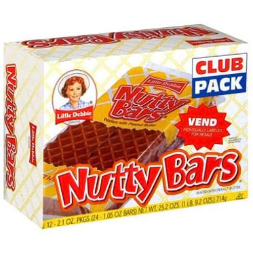 Little Debbie Nutty Bars - 2.1 oz. - 12 ct.
