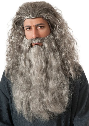 Rubies Costume The Hobbit Gandalf Beard Kit - One Size - Gray