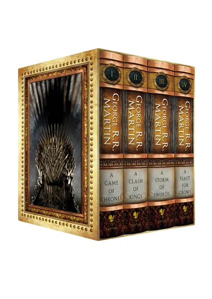 The George R.R. Martin Song Of Ice and Fire Hardcover Box Set featuring A Game of Thrones, A Clash of Kings, A Storm of Swords, and A Feast for Crows (Amazon Exclusive) (Song of Fire and Ice)