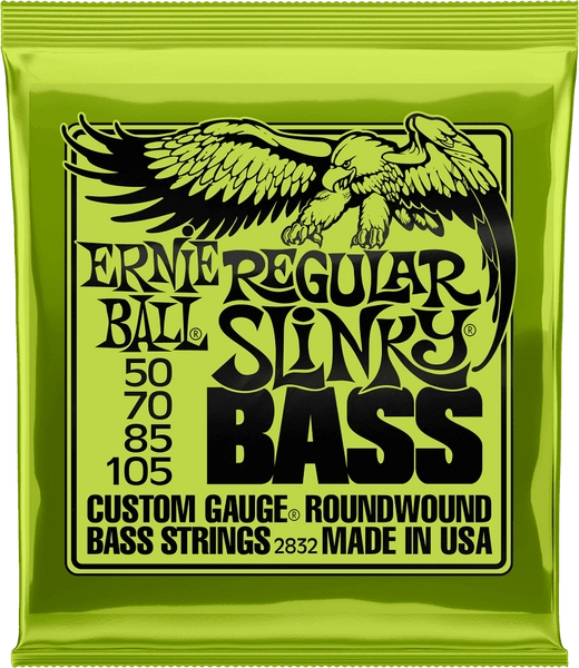 Ernie Ball 2832 Regular Slinky Bass 4 String Set - 50-70-85-105