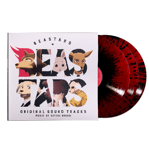 Beastars - Season 1 (Original Soundtrack) - Satoru Kosaki [Materia Exclusive Blood Red Variant] (3xLP Vinyl Record)