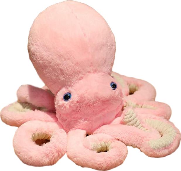 Lifelike Octopi Plushies (4 COLORS, 4 SIZES) - Pink / 12" / 30 cm