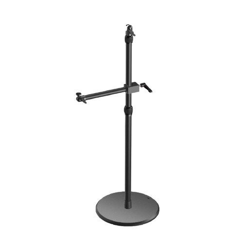 Elgato Tragbares Multi Mount Bundle - Auf bis zu 125 cm ausfahrbare Hauptstange, Freistehender, gewichteter Standfuß für Master Mount, Zusätzlicher Befestigungsarm für Kameras, Beleuchtung und mehr