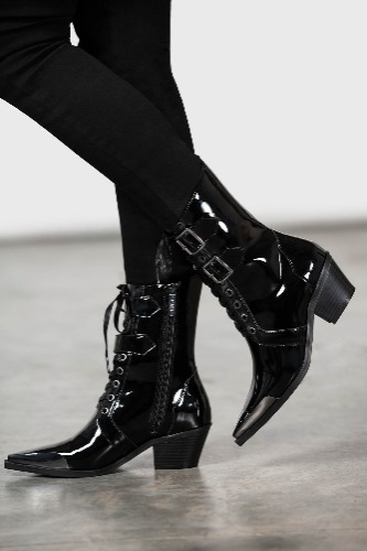 Dark Sin Boots | US11 / Black / 100% PU