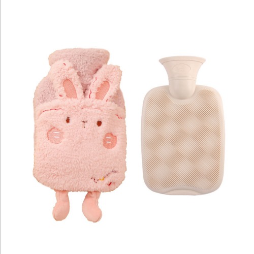Eliana - 1000ML Rubber Hot Water Bottle - Pink