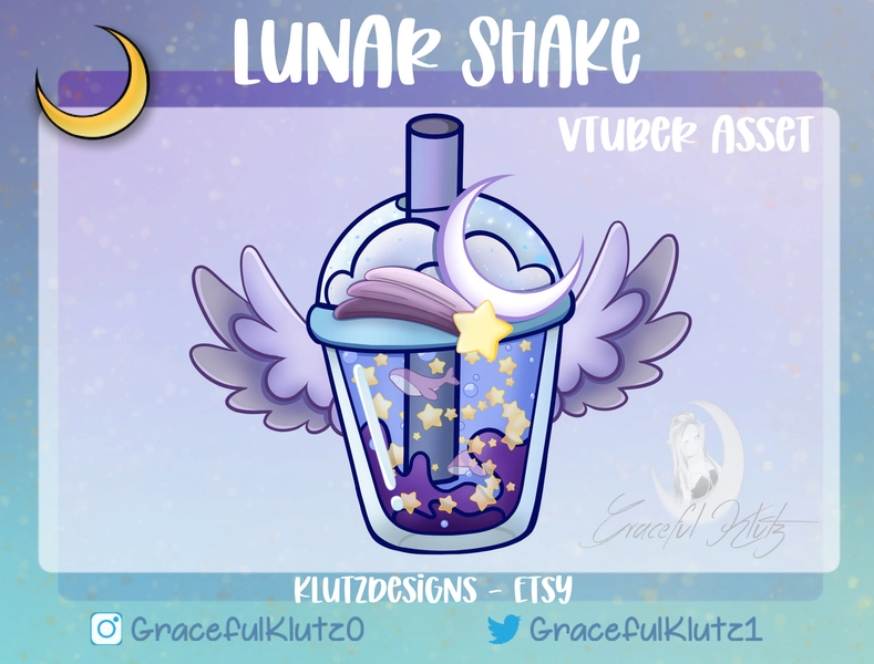 Lunar Shake Vtuber Asset