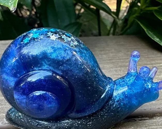 Galaxy Snail Statue