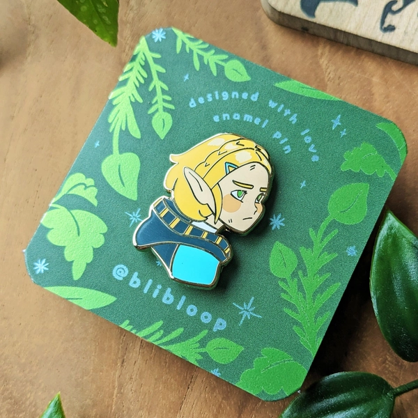 Princess Zelda Enamel Pin - Tears of the Kingdom inspired