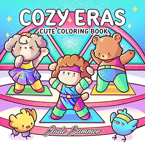 Cozy Eras: Cute Coloring Book Nostalgic Scenes for Relaxation (Comfy and Cozy Coloring Books)