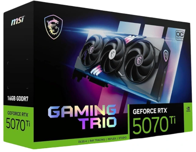 MSI NVIDIA GeForce RTX 5070Ti GAMING TRIO