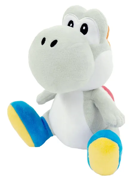 Super Mario - White Yoshi - Nintendo Character 6 Plush [In Stock, Ship Today]