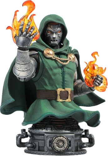 DIAMOND SELECT TOYS Marvel Doctor Doom Bust, Multicolor, 6 inches - 