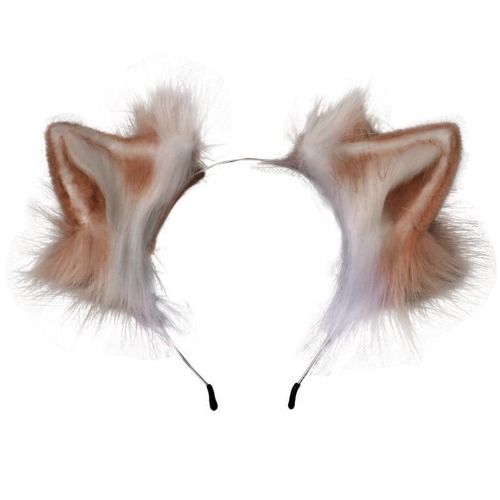 Luxurious Neko Ear Headband (10 Colors!) - Brown