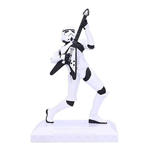 Nemesis Now Officially Licensed Stormtrooper Rock On Figurine, White, 18cm