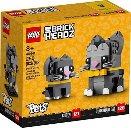 LEGO Brickheadz Kitten & Shorthair Cat Set 40441