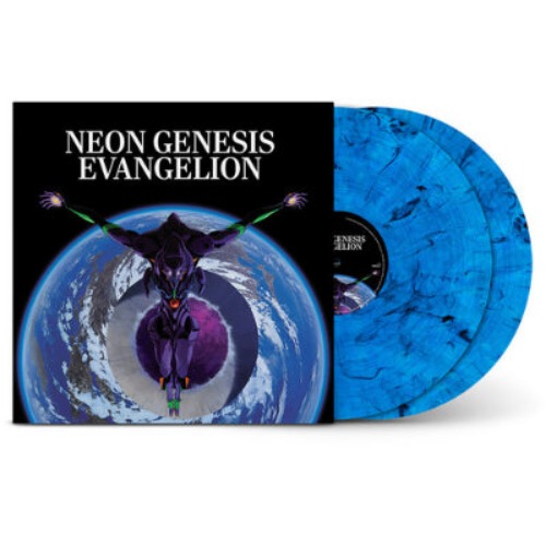 Neon Genesis Evangelion Soundtrack (Limited Deep Blue Black 'Smokey Blue' Marble Coloured 2LP Vinyl) | Default Title