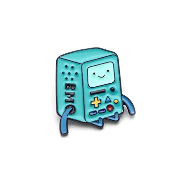 In Box Cartoon Adventure Time Figure Pins & Brooches Finn and Jake The Dog Enamel Badge Kids Gift Jewelry