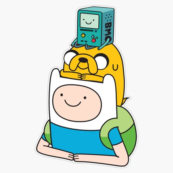 Finn Jake Bmo Vinyl Waterproof Sticker Decal Car Laptop Wall Window Bumper Sticker 5" - 