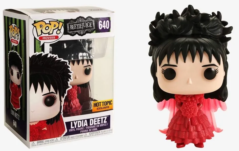 Funko Pop Movies: Beetlejuice - Lydia Deetz in Wedding Dress Collectible Figure, Multicolor - 