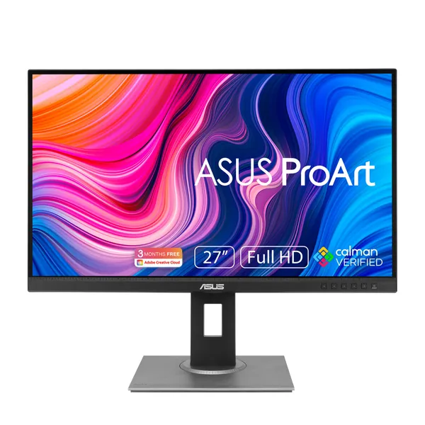 ASUS ProArt Display PA278QV 27” WQHD (2560 x 1440) Monitor, 100% sRGB/Rec. 709 ΔE < 2, IPS, DisplayPort HDMI DVI-D Mini DP, Calman Verified, Eye Care, Anti-glare, Tilt Pivot Swivel Height Adjustable - 27" IPS QHD DisplayPort HDMI DVI Mini DP