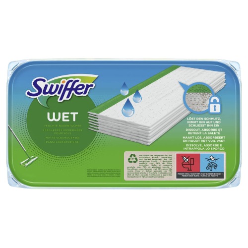 Swiffer – våtservetter för mopp (12 dynor)