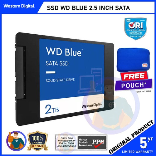 SSD WD Blue 2TB 2.5-inch 