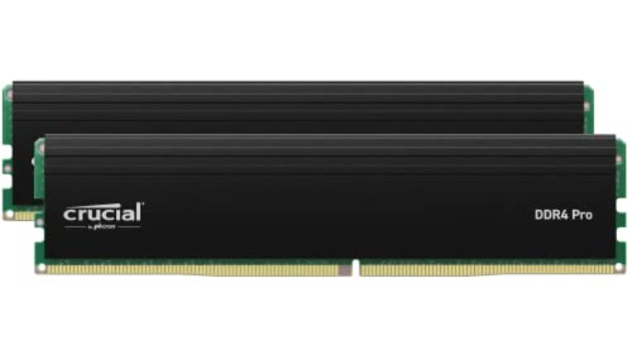 Crucial Pro RAM 32GB Kit (2x16GB) DDR4 3200MT/s (or 3000MT/s or 2666MT/s) Desktop Memory CP2K16G4DFRA32A - 32GB Kit (2x16GB)
