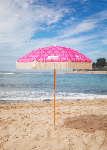 The Sunday Collectivist Sun Safe Beach Umbrella- Luna | Default Title
