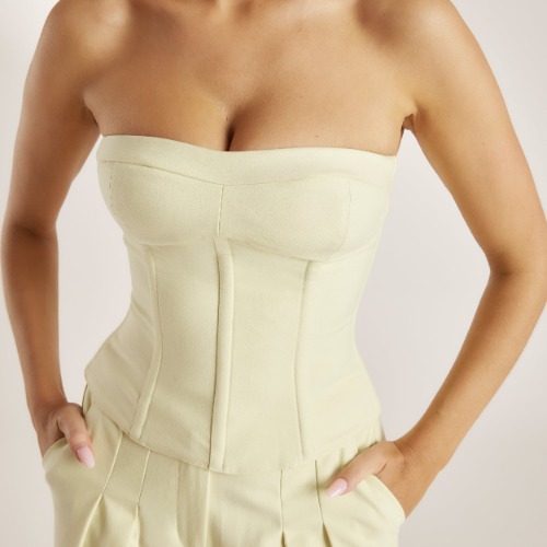 Bandeau Corset Top - Buttermilk | 10