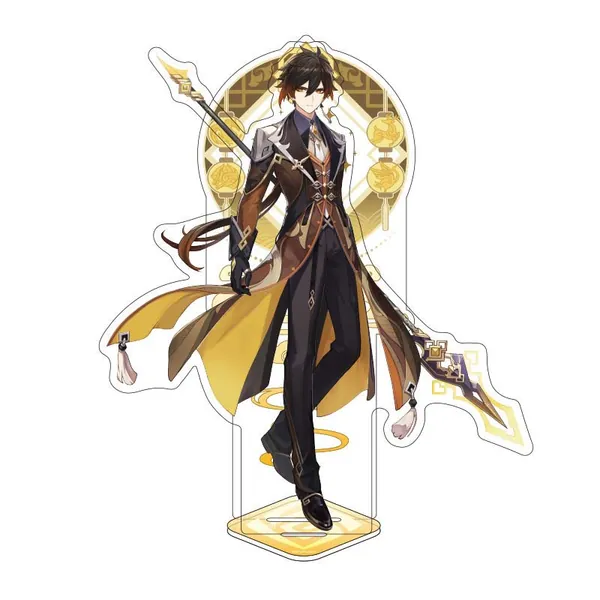 Genshin Impact Acrylic Standee Genshin Figure Stand - Zhongli