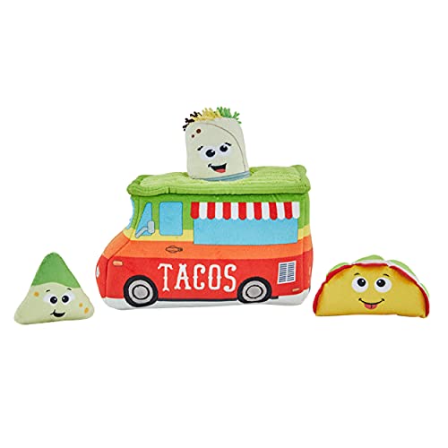 Outward Hound Hide A Taco Plush Dog Toy Puzzle - Large - Taco Truck