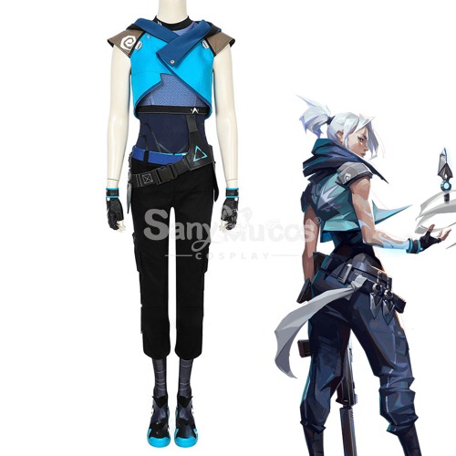 【In Stock】Game Valorant Cosplay Jett Cosplay Costume - S