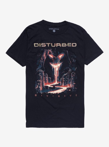 Disturbed Divisive Album Cover Tracklisting T-Shirt