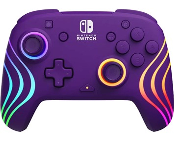 PDP Afterglow Wave Wireless Controller - Purple
