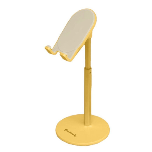 Multi-Angle Extendable Desk Cell Phone Holder & iPad Stand - Yellow