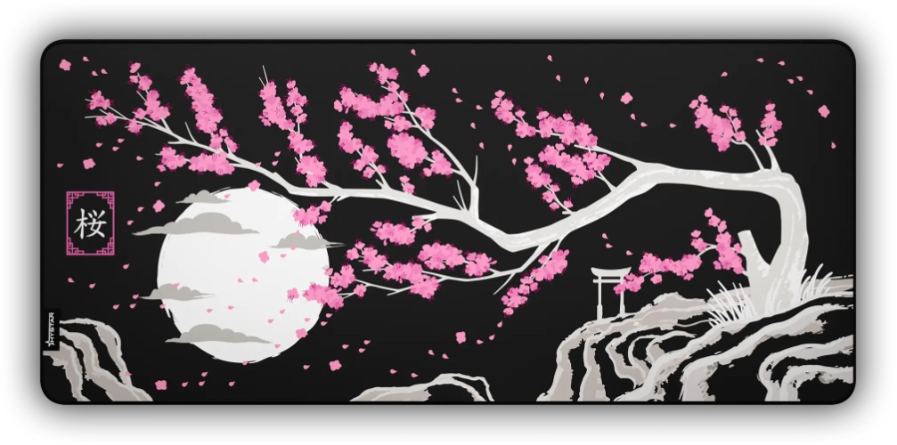 Sakura - Dark / XXXL (45" x 20")