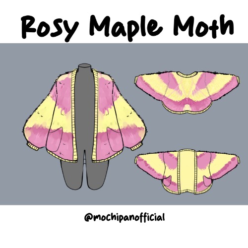 (Pre-Order) Rosy Maple Moth Cardigan | 4XL-5XL