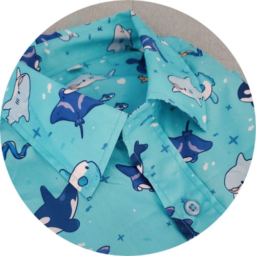 Friends of the Sea Button-Up Shirt | XL