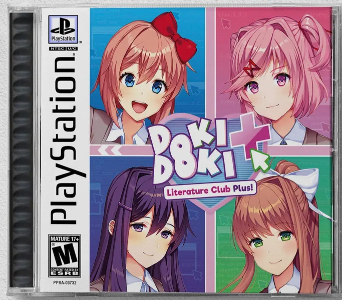 Doki Doki Literature Club Plus! (PS5) Custom PS1 Inspired Case