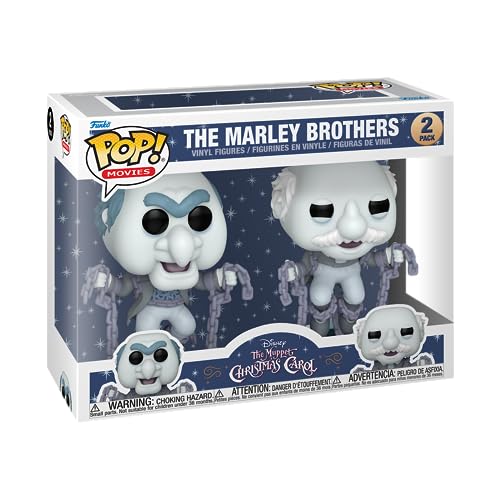 Funko Pop! Movies: The Muppet Christmas Carol - Statler and Waldorf as The Marley Brothers, 2-Pack