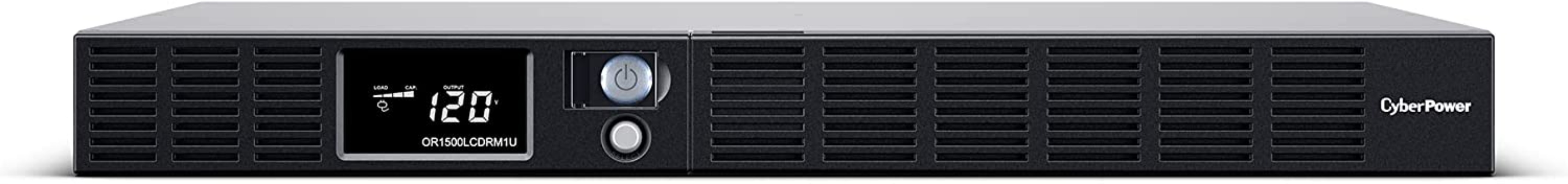 CyberPower OR1500LCDRM1U Smart App LCD UPS System, 1500VA/900W, 6 Outlets, AVR, 1U Rackmount - 1500VA UPS