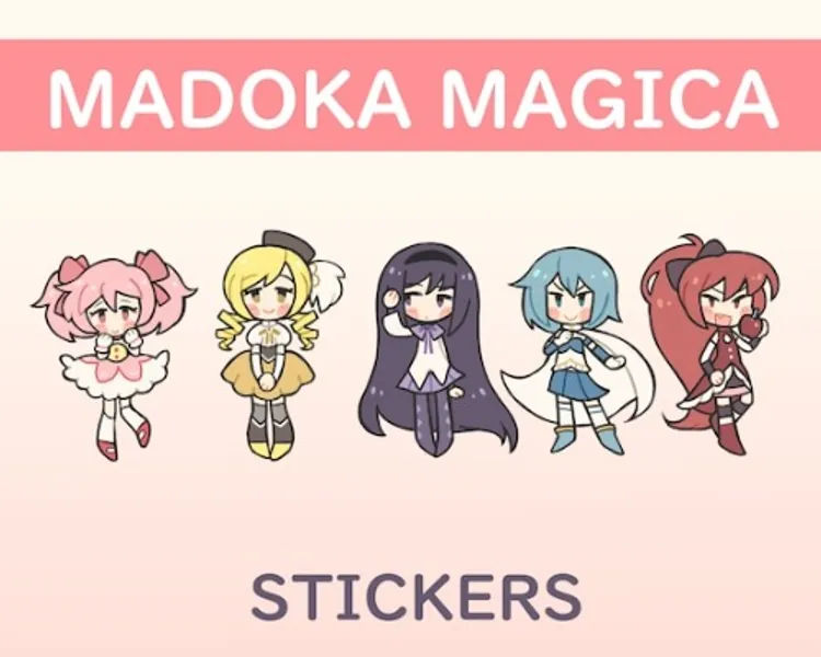 Madoka Magica Vinyl 2' Stickers | Etsy