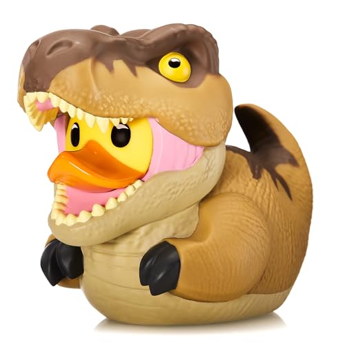 TUBBZ Boxed Edition T-Rex Collectible Vinyl Rubber Duck Figure - Official Jurassic Park Merchandise - TV, Movies & Video Games - T-rex